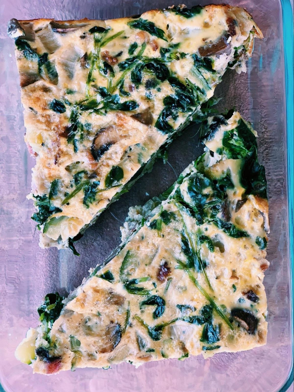 Bacon mushroom frittata Melissa's Healthy Kitchen