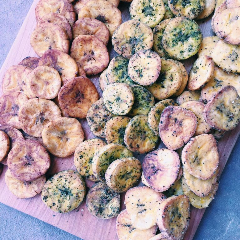 Air Fried Plantain Chips Prepped 3 Ways Melissa's Healthy Kitchen