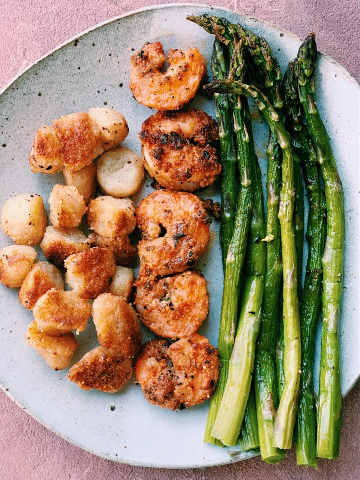 Pan fried shrimp and gnocchi Melissa's Healthy Kitchen