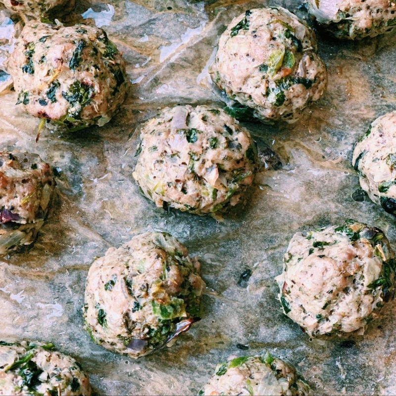 Pork meatballs Melissa's Healthy Kitchen
