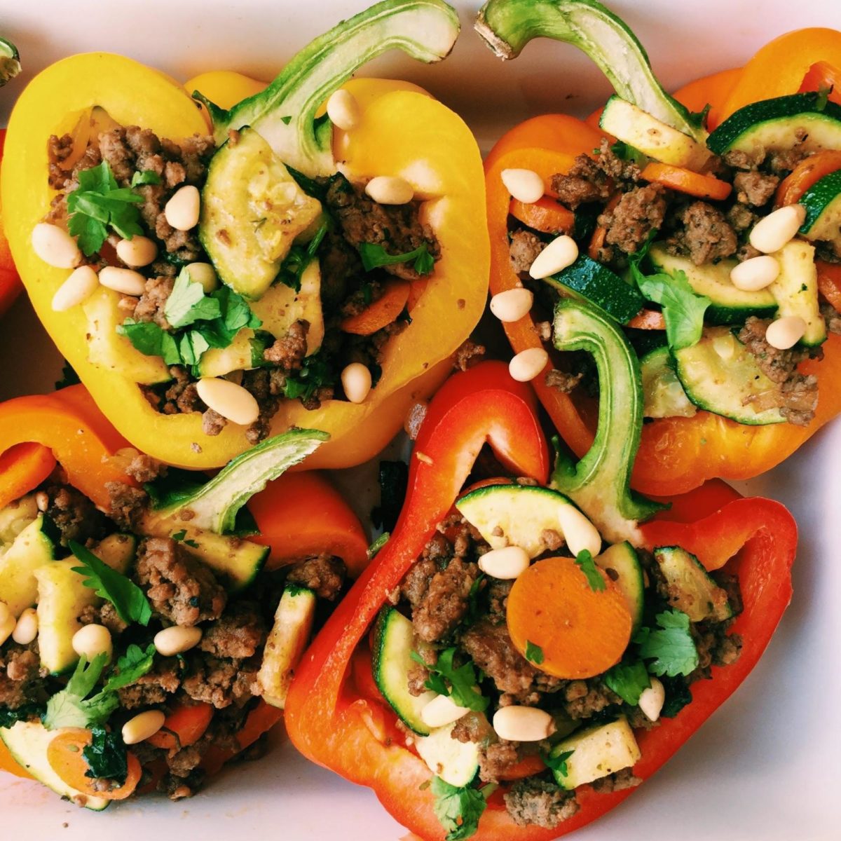 Taco Stuffed Bell Peppers Melissa's Healthy Kitchen