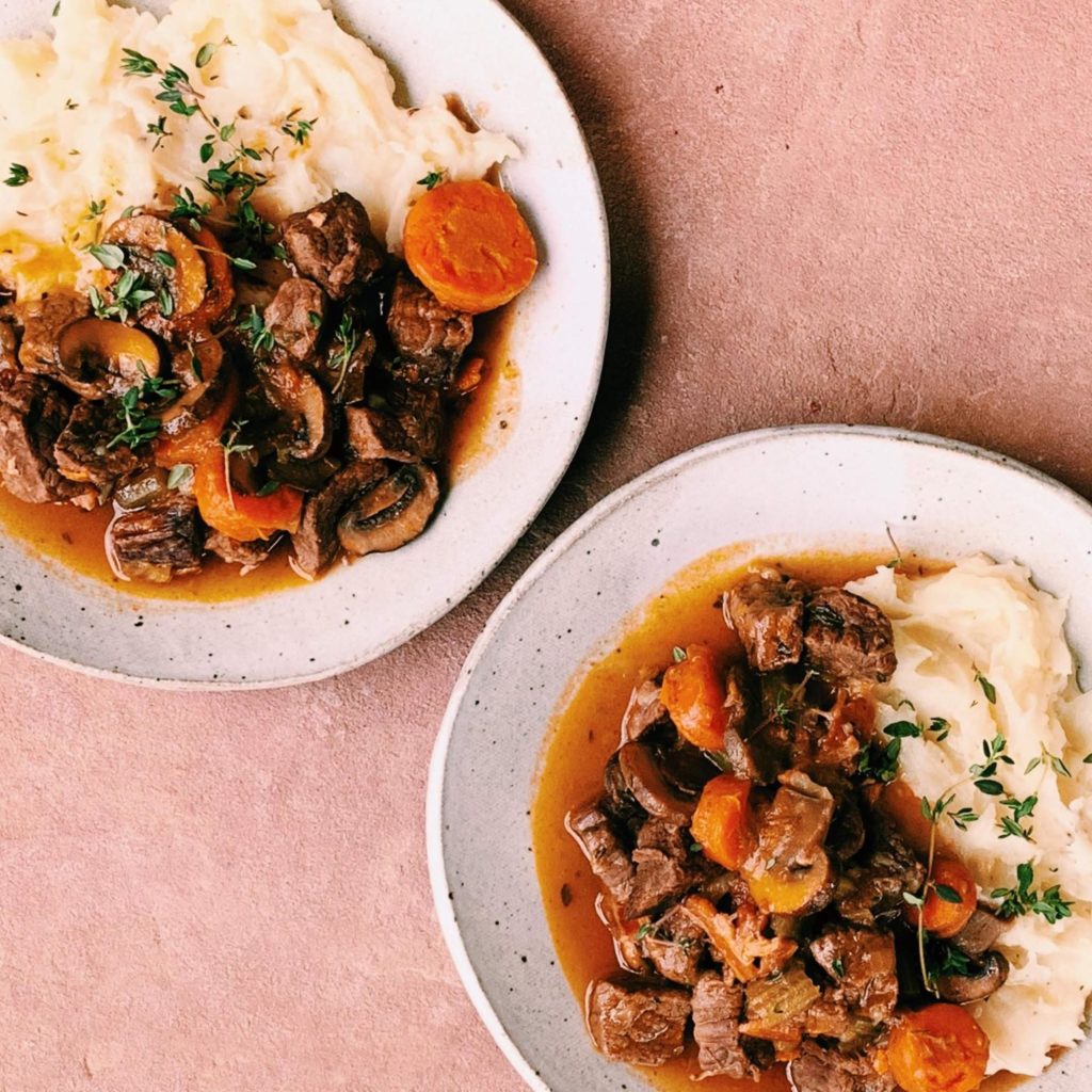 Instant Pot Beef Stew With Mashed Potatoes Melissas Healthy Kitchen 