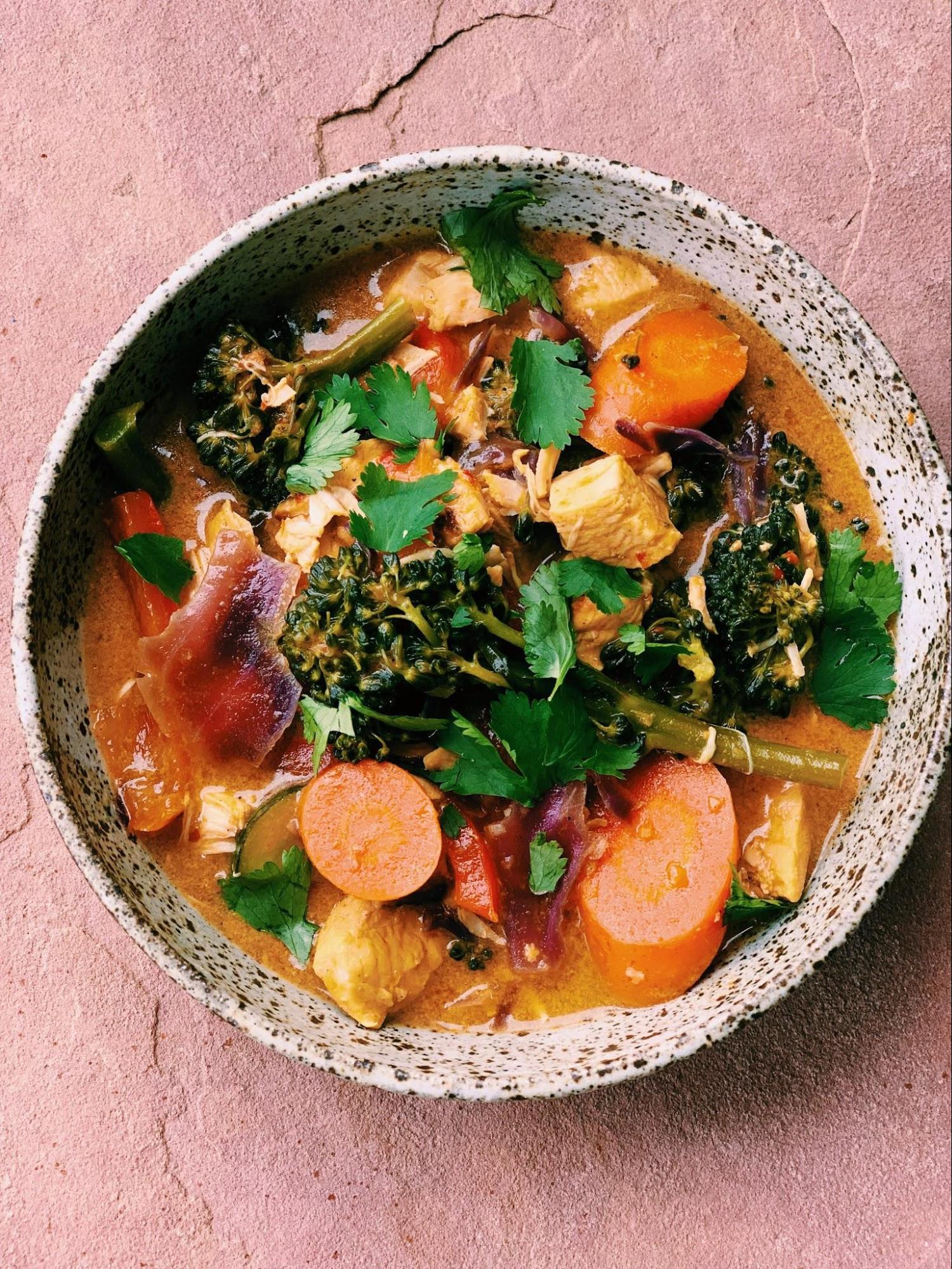 Instant pot chicken + veggie curry - Melissa's Healthy Kitchen