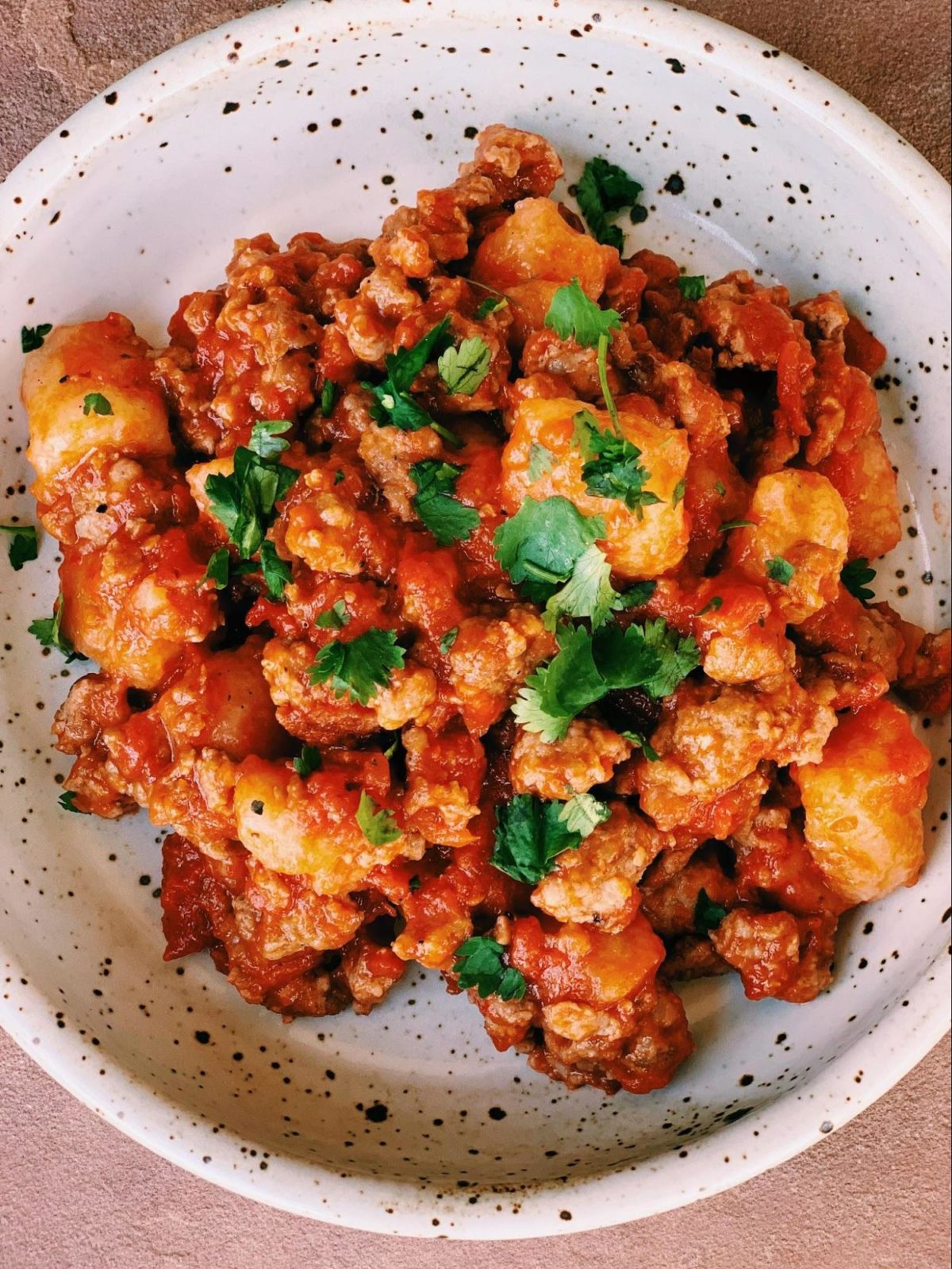 Cauliflower Gnocchi With Ground Turkey Sausage Melissa's Healthy Kitchen