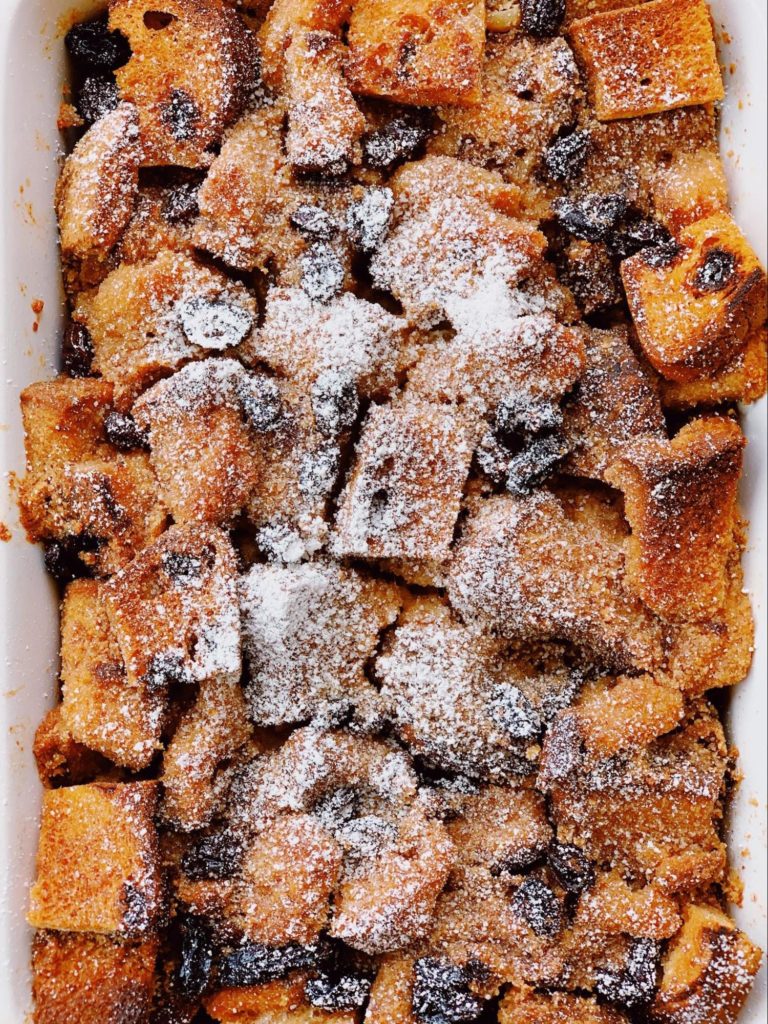 Vegan Cinnamon Raisin Bread Pudding Melissa's Healthy Kitchen