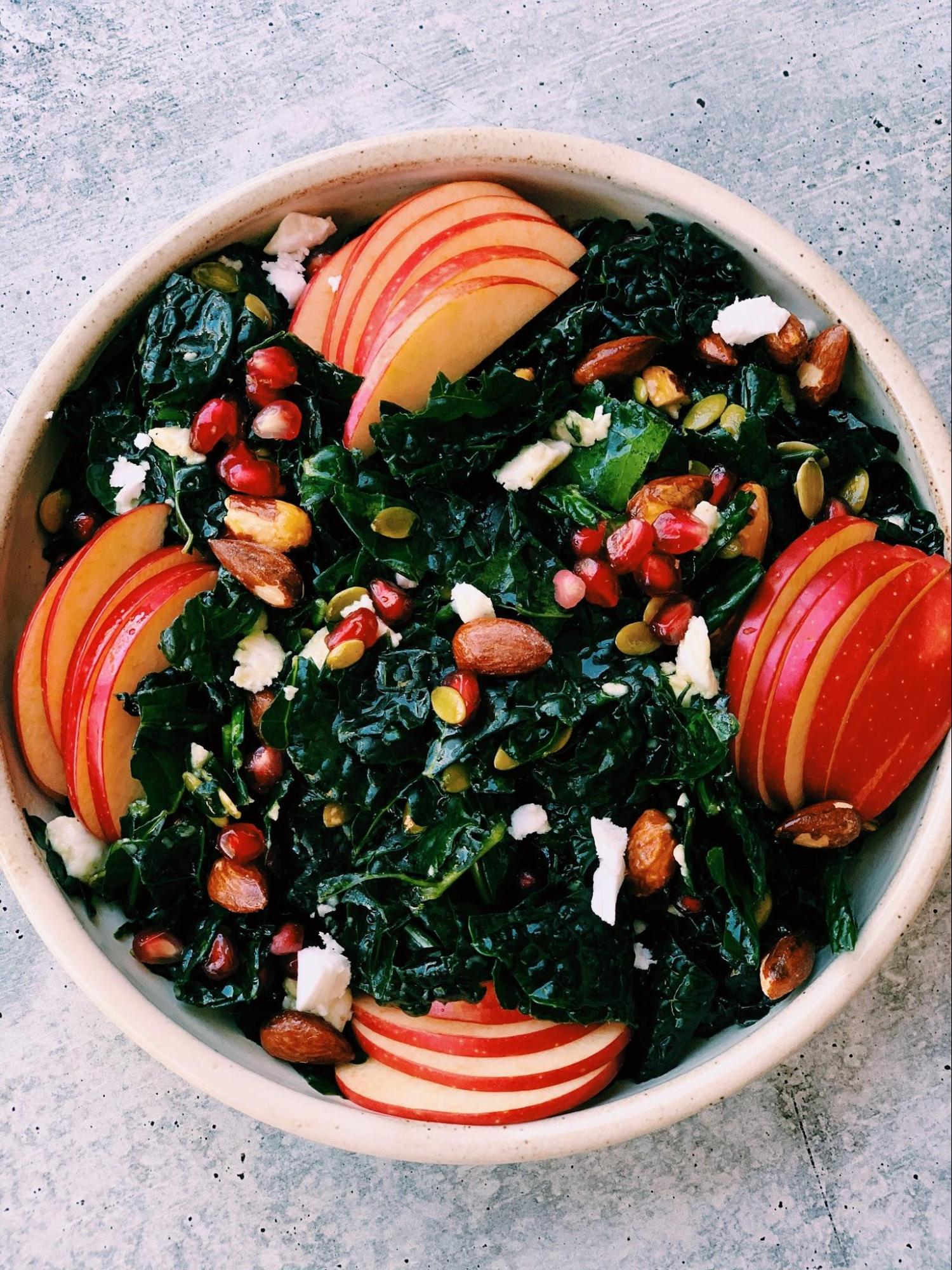 Autumn Massaged Kale Salad - Melissa's Healthy Kitchen