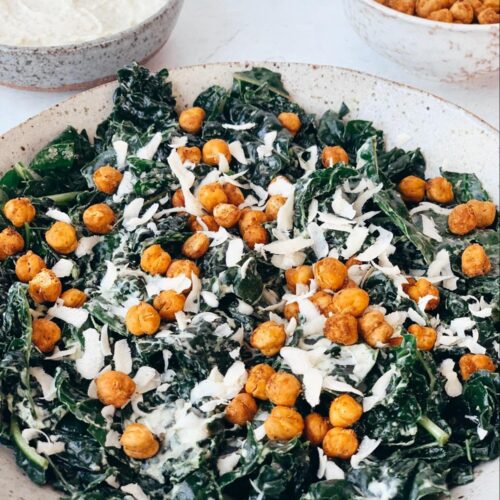 Massaged Kale Caesar Salad Melissa's Healthy Kitchen