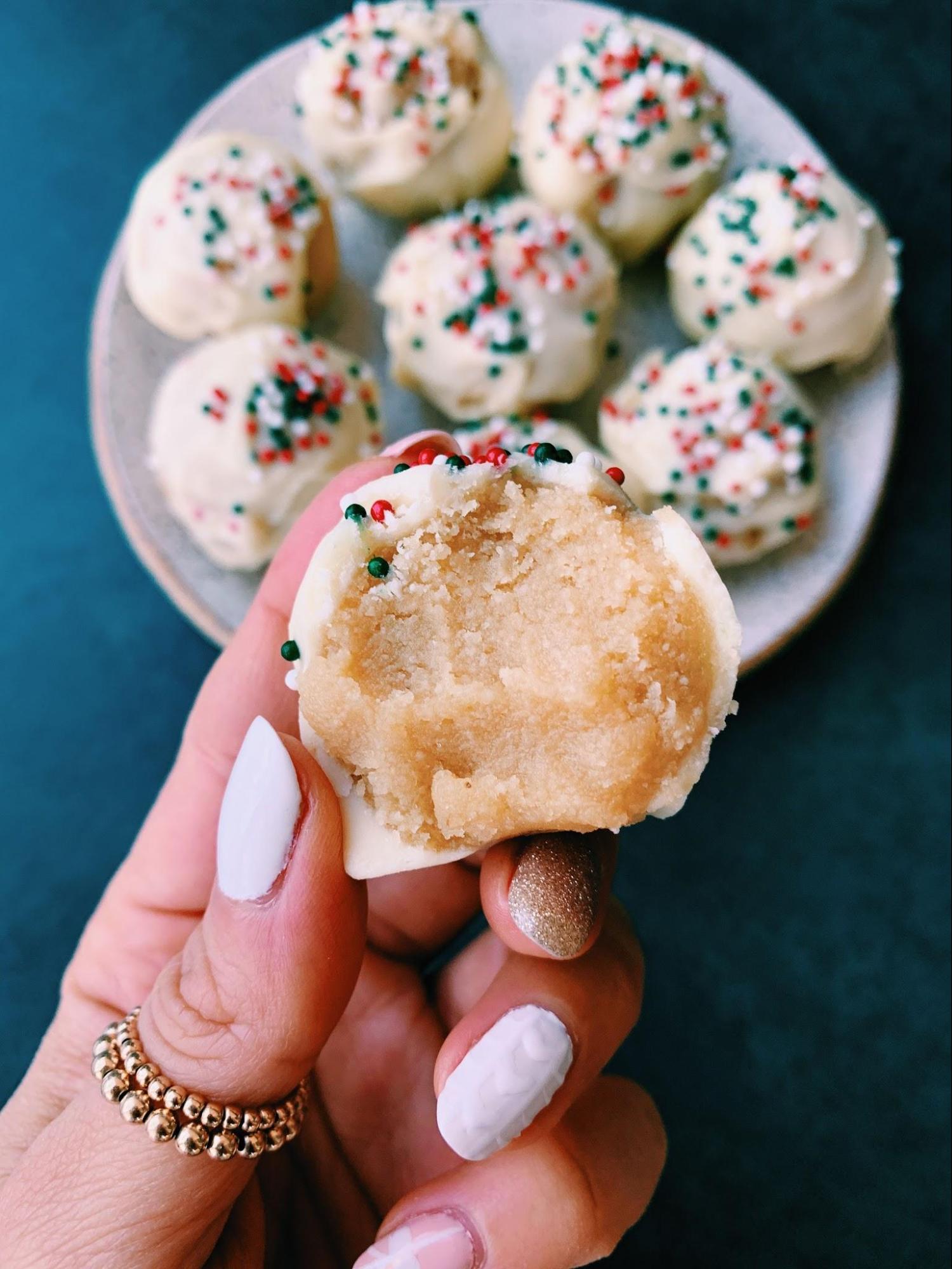 No Bake Sugar Cookie Truffles - Melissa's Healthy Kitchen