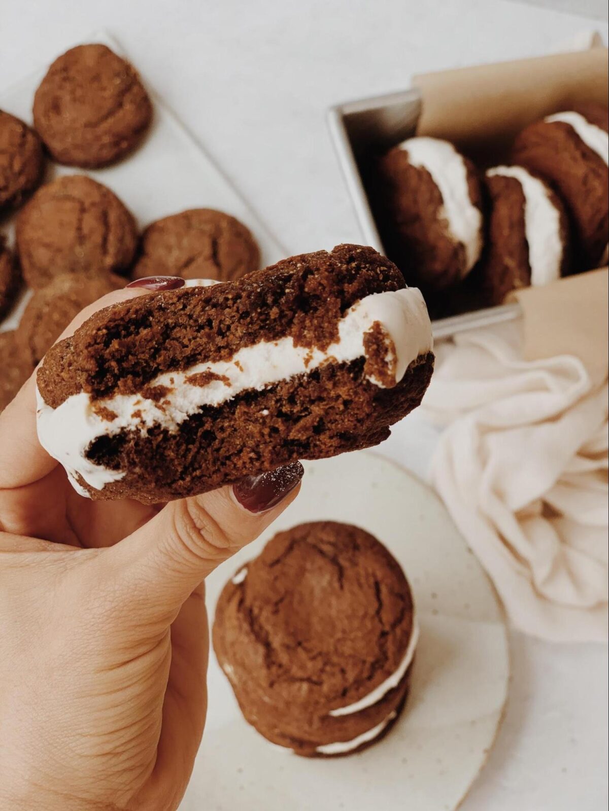 GrainFree + DairyFree Gingerbread Ice Cream Sandwiches Melissa's Healthy Kitchen