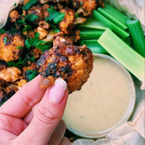Air Fried Cauliflower Wings Melissa's Healthy Kitchen