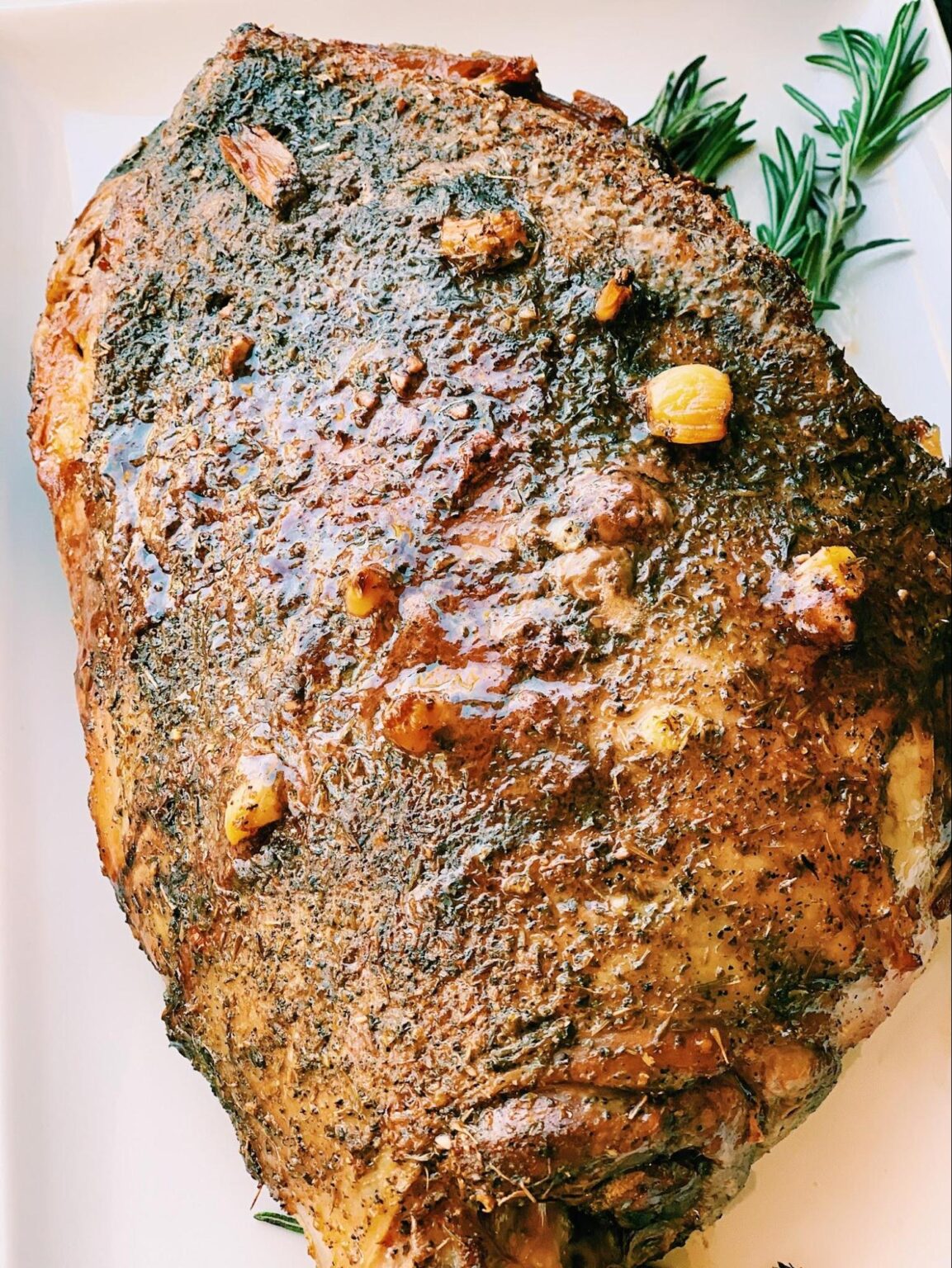 How to Make a Lamb Leg in an Oven Roaster Melissa's Healthy Kitchen