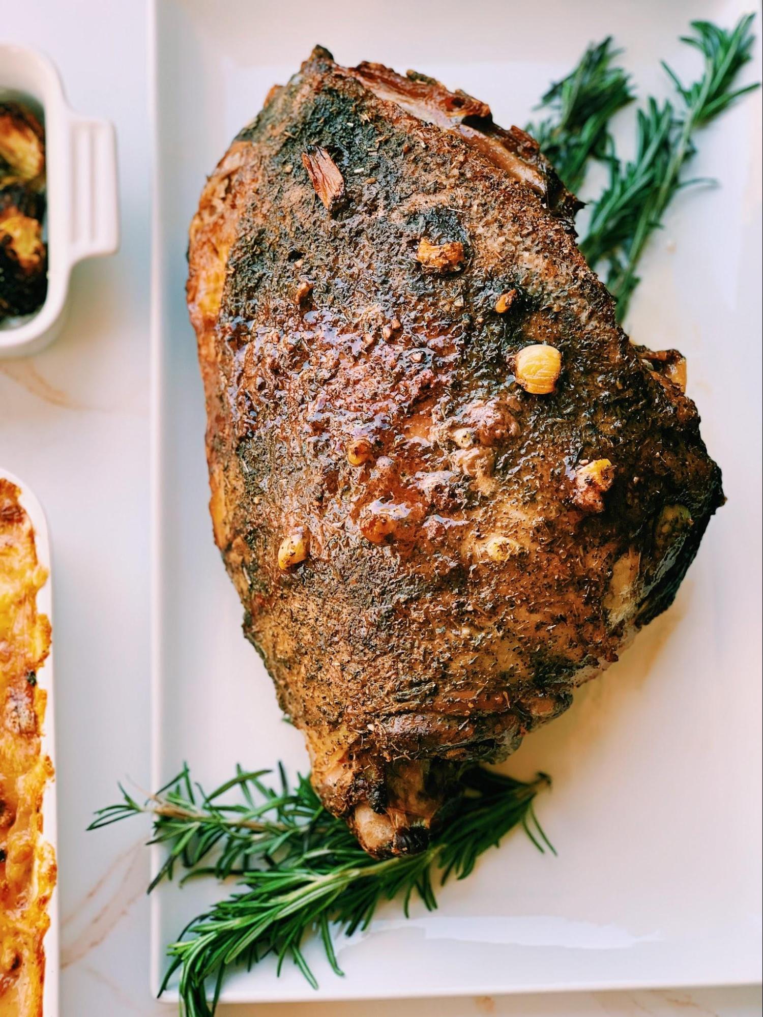 How to Make a Lamb Leg in an Oven Roaster - Melissa's Healthy Kitchen