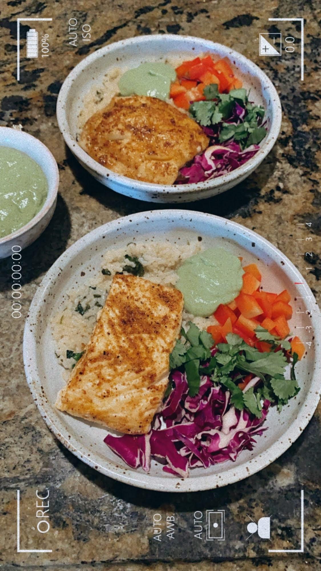 Taco Fish Bowls - Melissa's Healthy Kitchen