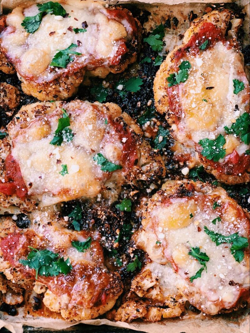 Cauliflower Steak Parmesan Melissa's Healthy Kitchen