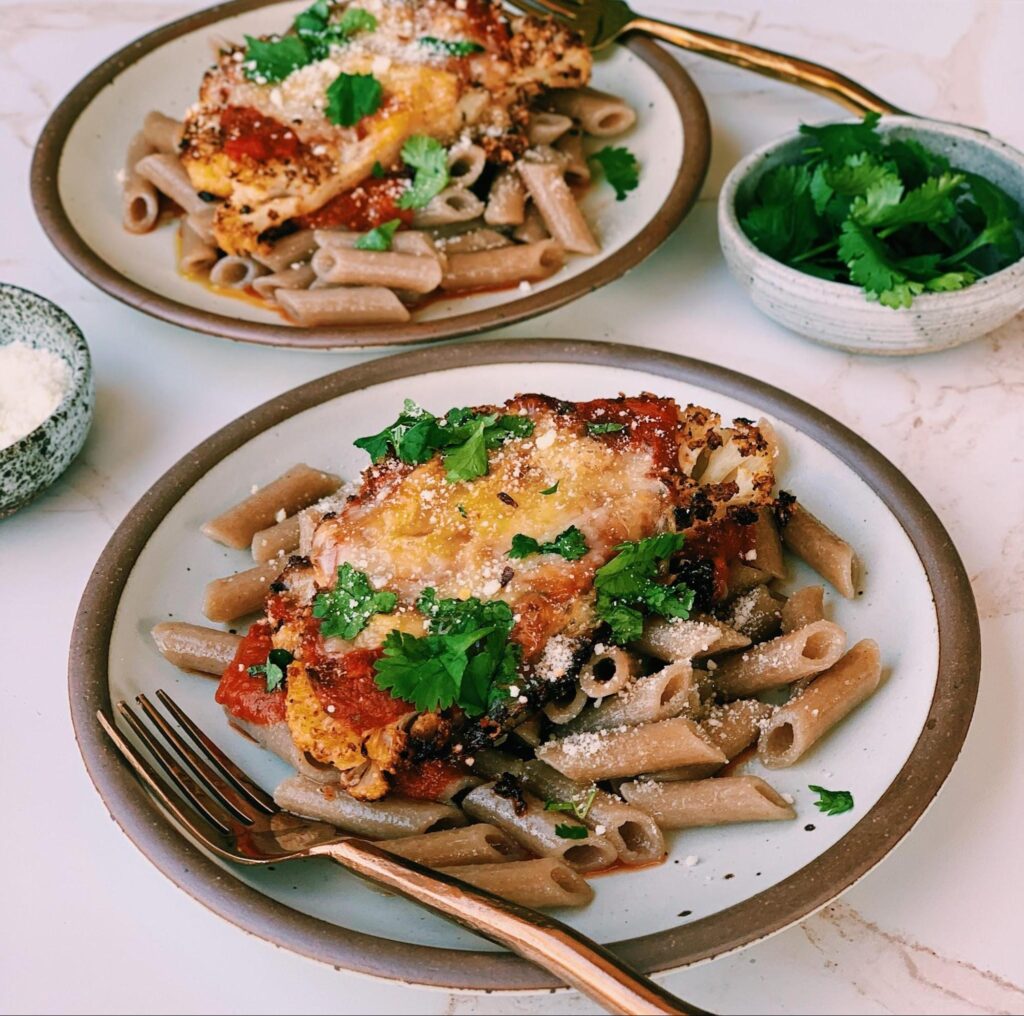 Cauliflower Steak Parmesan Melissa's Healthy Kitchen