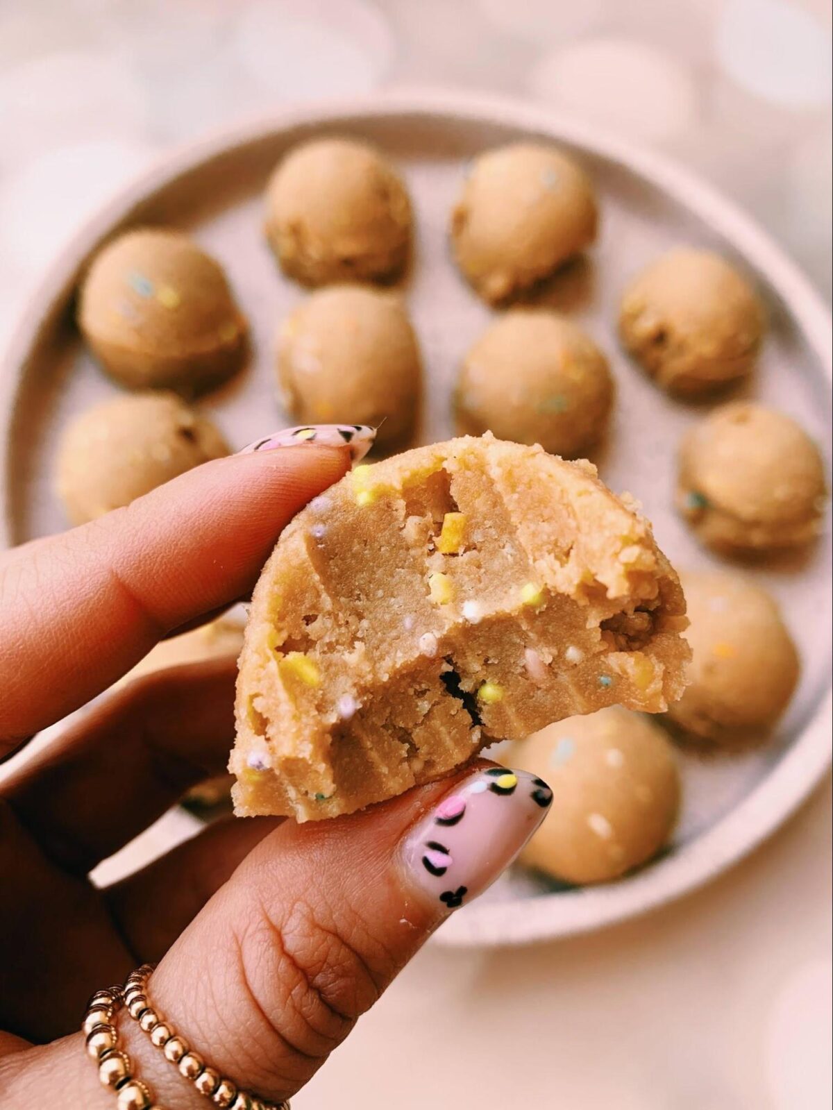 Funfetti Shortbread Cookie Dough Melissa's Healthy Kitchen