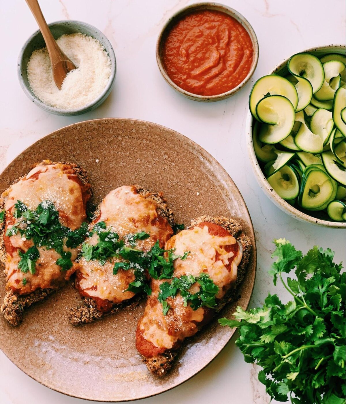 Air Fried Chicken Parmesan Melissa's Healthy Kitchen